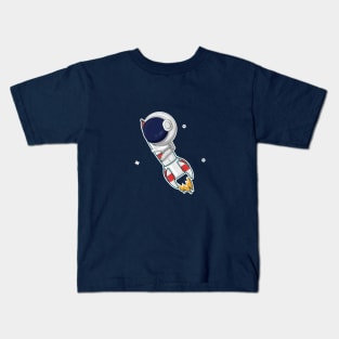 astronauts and rockets Kids T-Shirt